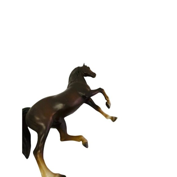 Vintage Breyer Dark Brown Horse Animal Figure Plastic Stallon Mare Saddlebred Cl - Picture 9 of 13